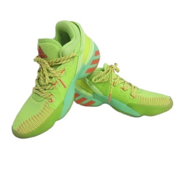 Adidas x Marvel DON Issue 2 Spider-Man Green Glow NWOT Shoes Men’s Size 7 - Picture 1 of 11